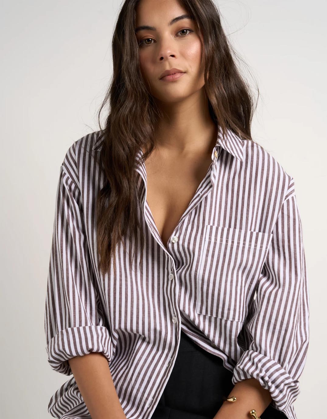 stories-be-told-you-got-this-oversized-shirt-chocolate-stripe-womens-clothing