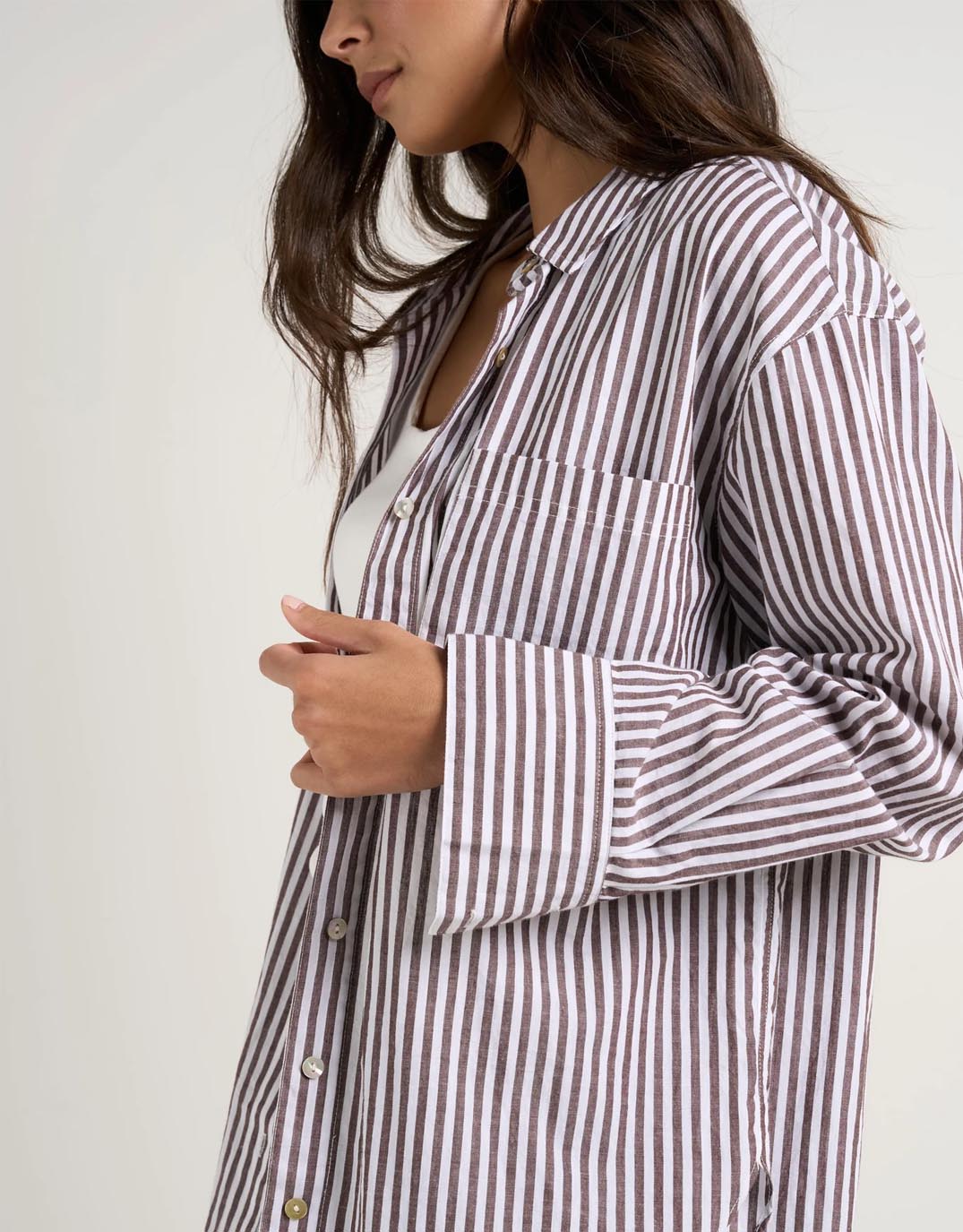 stories-be-told-you-got-this-oversized-shirt-chocolate-stripe-womens-clothing
