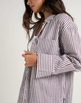 stories-be-told-you-got-this-oversized-shirt-chocolate-stripe-womens-clothing