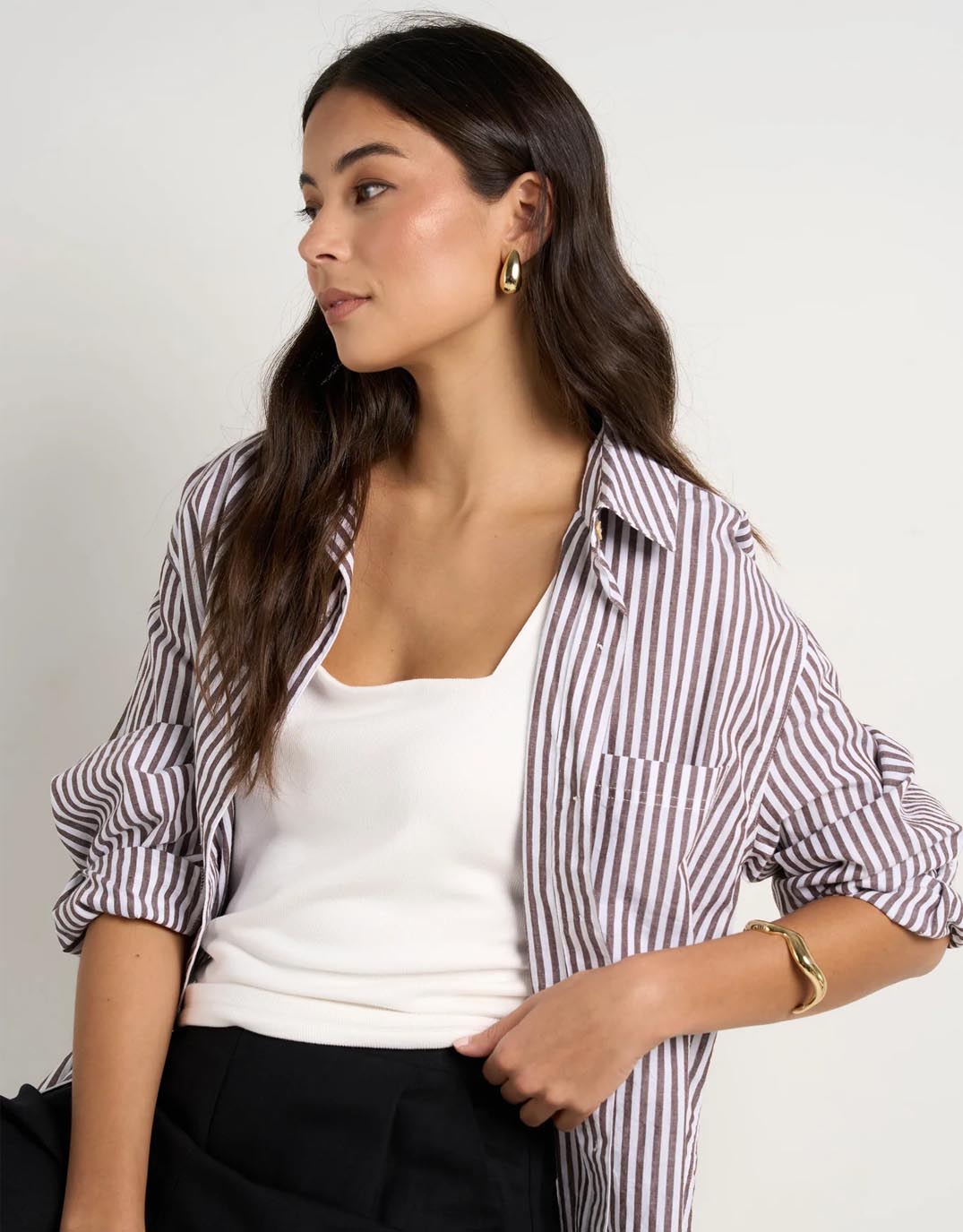 stories-be-told-you-got-this-oversized-shirt-chocolate-stripe-womens-clothing