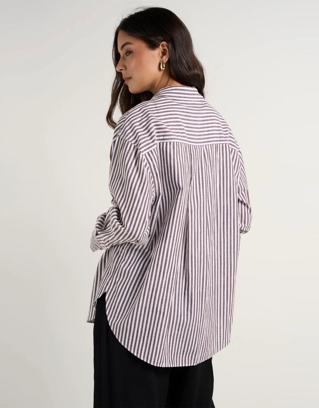 stories-be-told-you-got-this-oversized-shirt-chocolate-stripe-womens-clothing