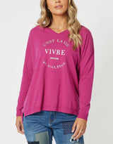 threadz-cest-la-vie-knit-magenta-womens-clothing