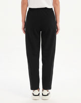 Barrel Leg Lounge Pant - Black / Cream Stripe