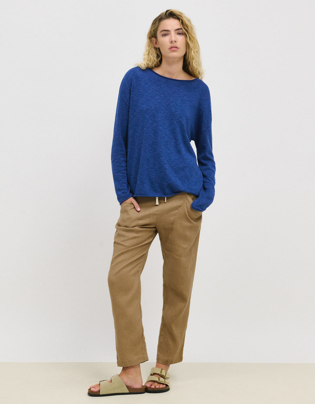 Nellie Knit Top - Regatta Blue
