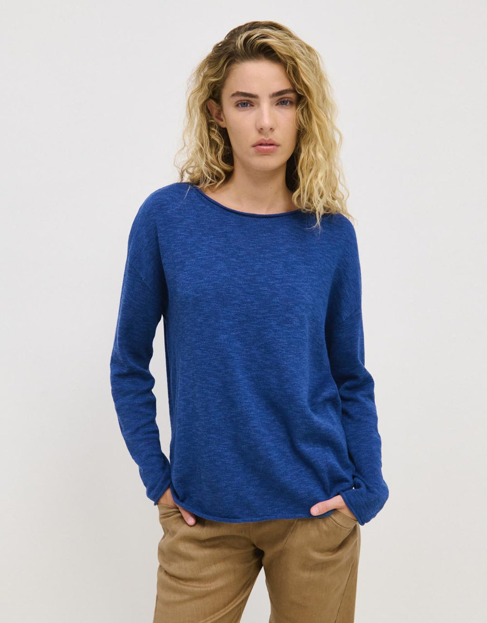 Nellie Knit Top - Regatta Blue