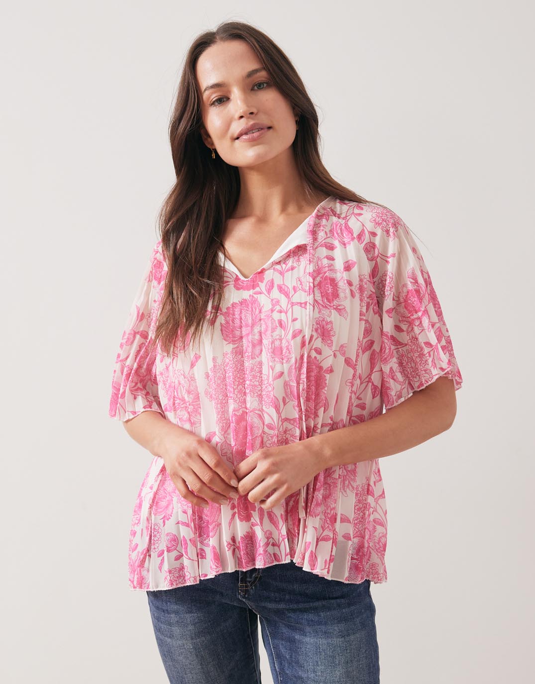 urban-luxury-pleated-top-pink-womens-clothing