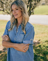 Andie Denim Dress - Mid Wash