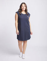 White & Co. - Beach Club Dress - Navy - White & Co Living Dresses