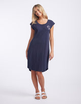 White & Co. - Beach Club Dress - Navy - White & Co Living Dresses