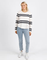 White & Co. | Elm Clothing | Allegra Long Sleeve Tee - Vintage White | Women's Long Sleeve T-shirt