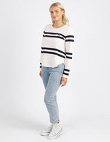 White & Co. | Elm Clothing | Allegra Long Sleeve Tee - Vintage White | Women's Long Sleeve T-shirt