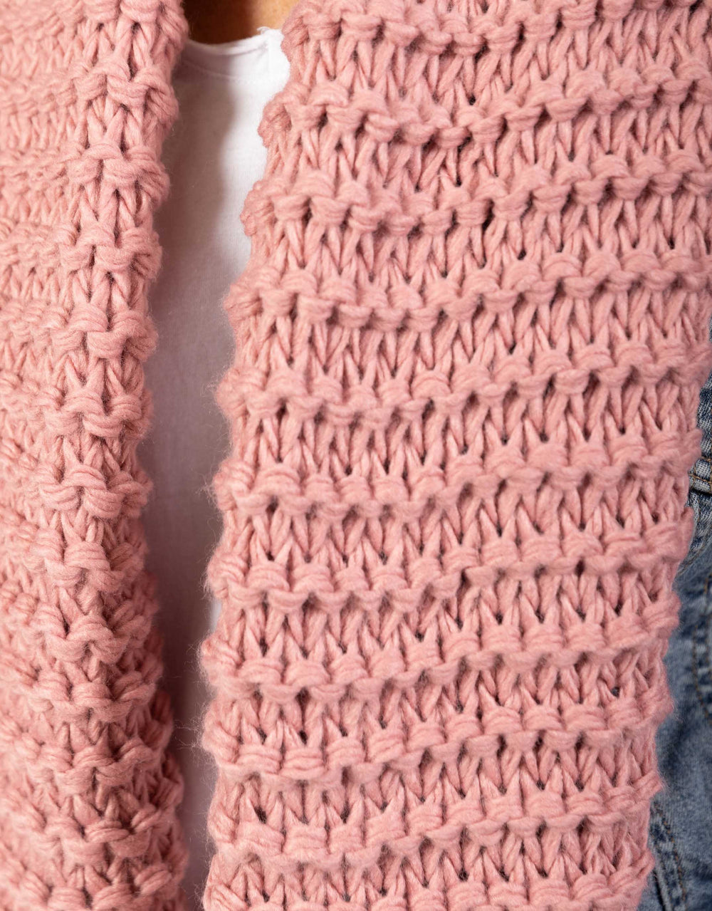 Organic Loop Scarf - Blush