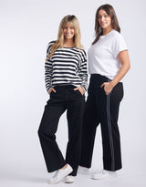 Timeless Straight Leg Ponti Pant - French Tape