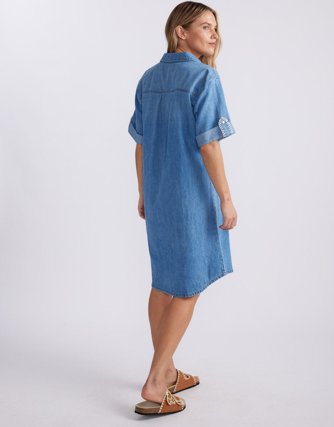 Andie Denim Dress - Mid Wash