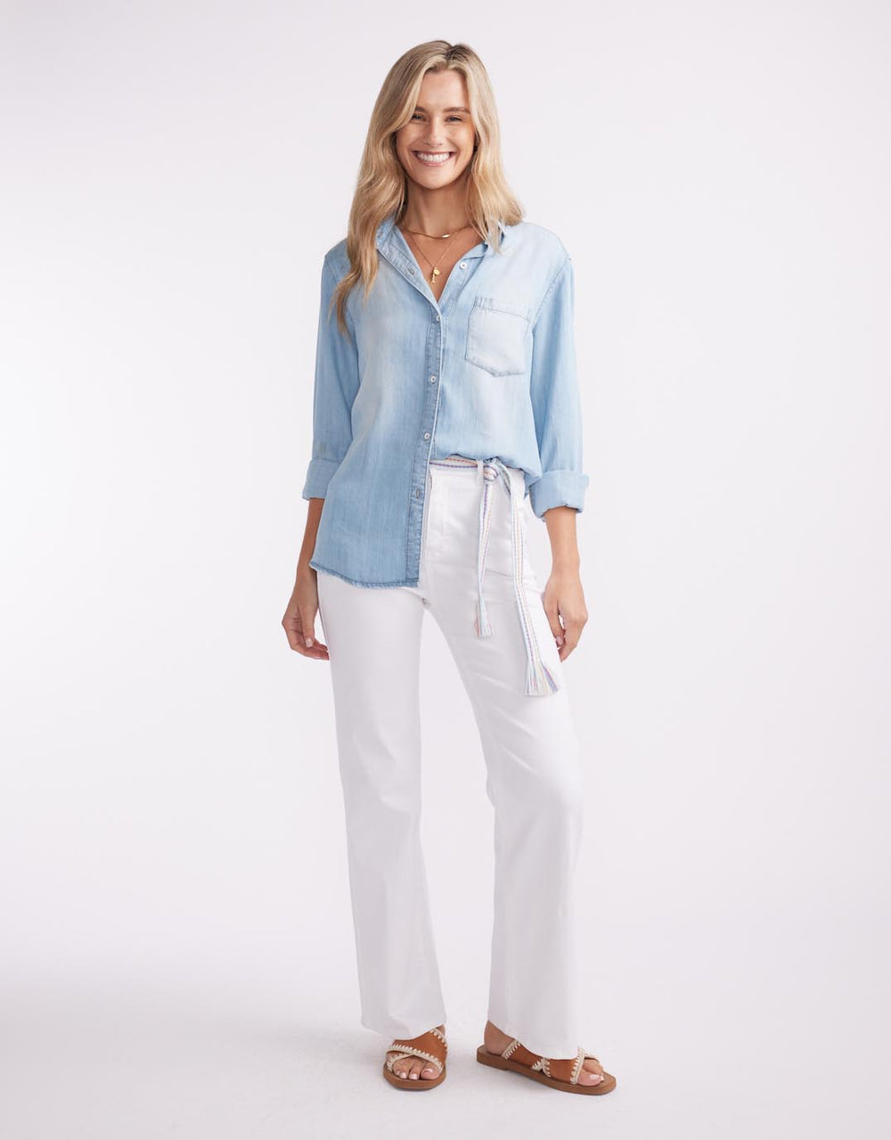 Ava Vintage Shirt - Light Wash