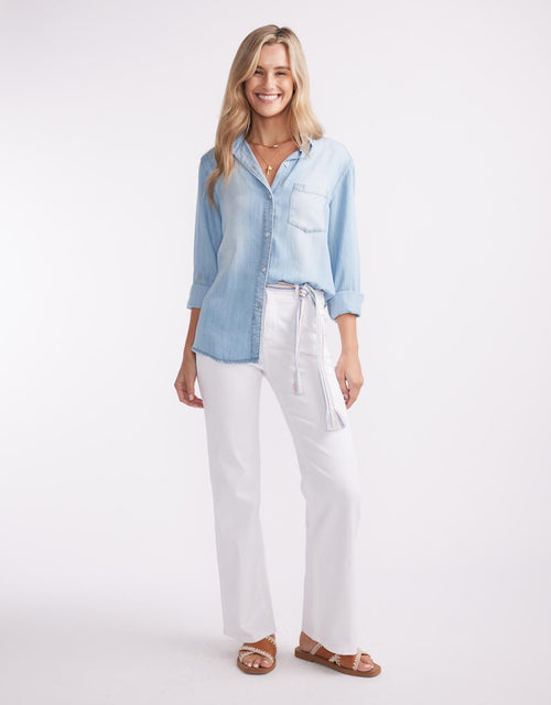 Ava Vintage Shirt - Light Wash