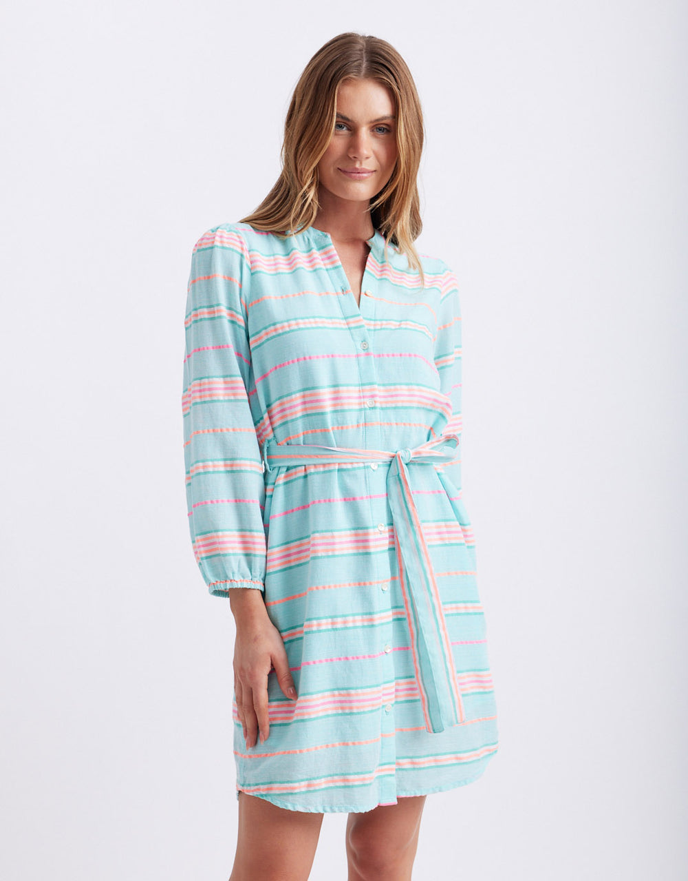 white-co-balmy-nights-dress-mint-neon-womens-clothing