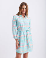 white-co-balmy-nights-dress-mint-neon-womens-clothing