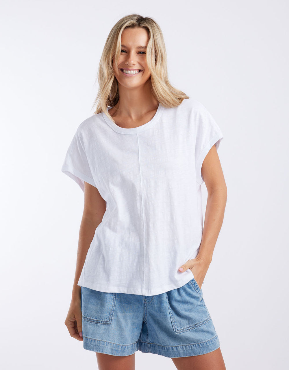 Camille Cotton Top - White