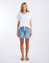 Camille Cotton Top - White
