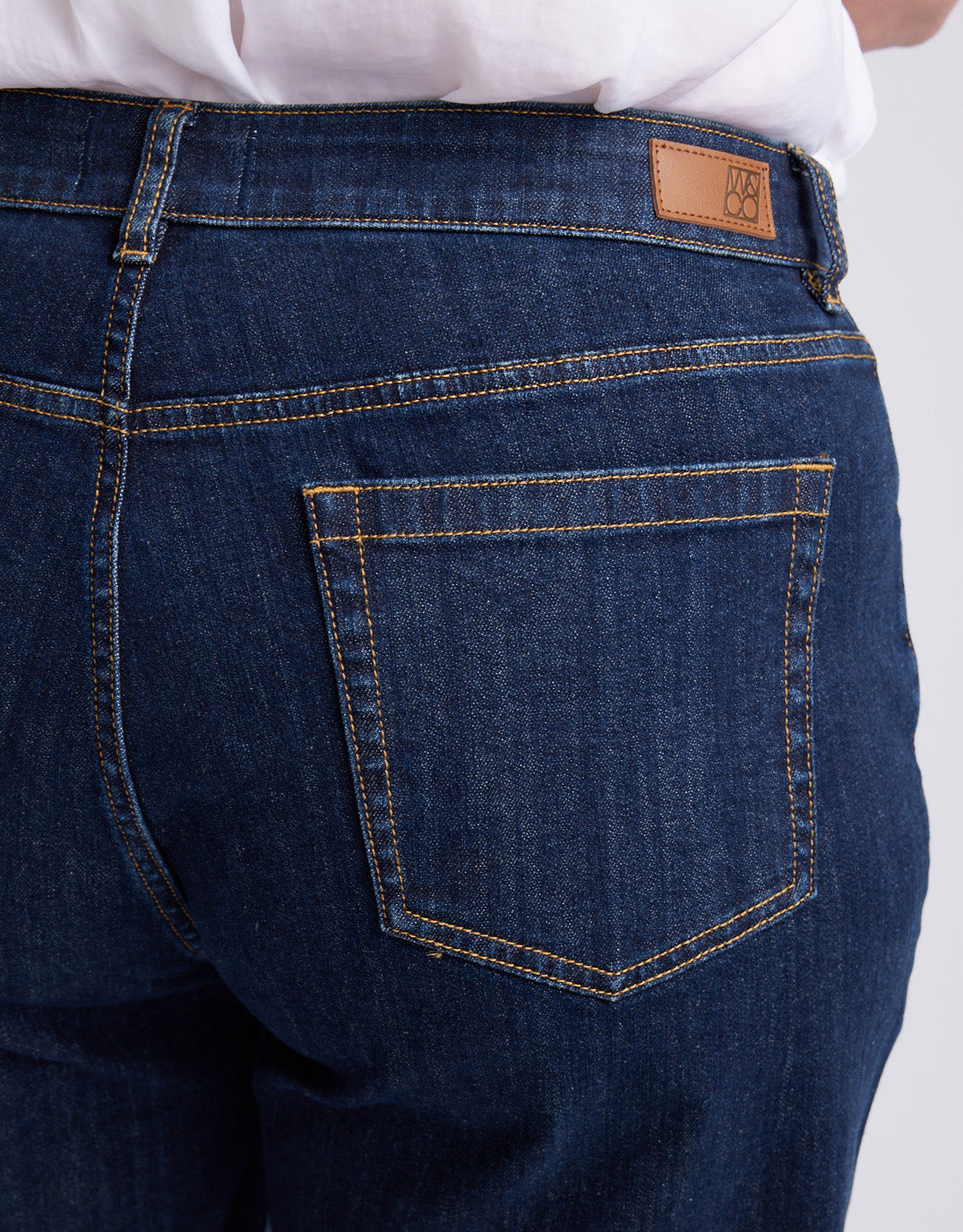 Catalina Cropped Wide Leg Jean - Indigo