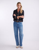 white-co-charlize-drape-shirt-blackwhite-piping-womens-clothing