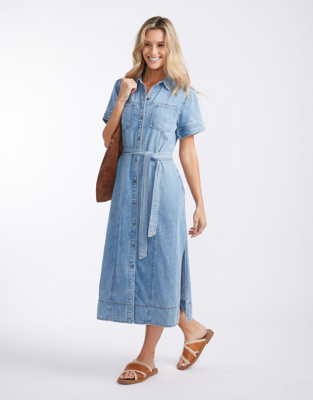 white-co-claudia-midi-dress-mid-wash-womens-clothing