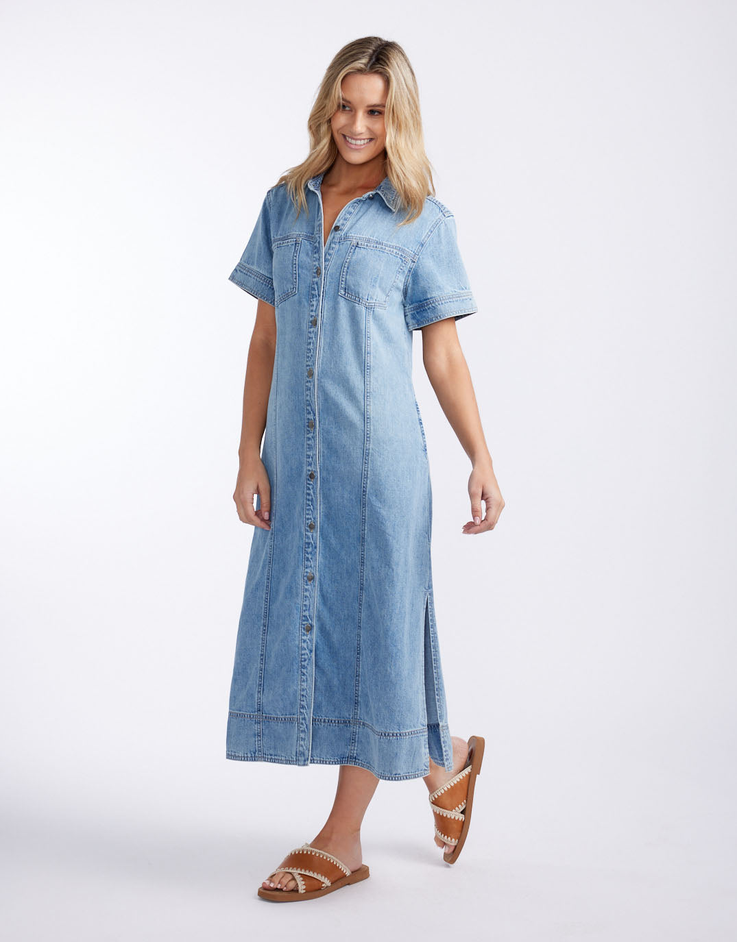 white-co-claudia-midi-dress-mid-wash-womens-clothing