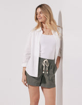Coco Denim Short - Khaki