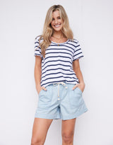 Coco Denim Short - Light Wash Denim