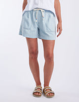 Coco Denim Short - Light Wash Denim