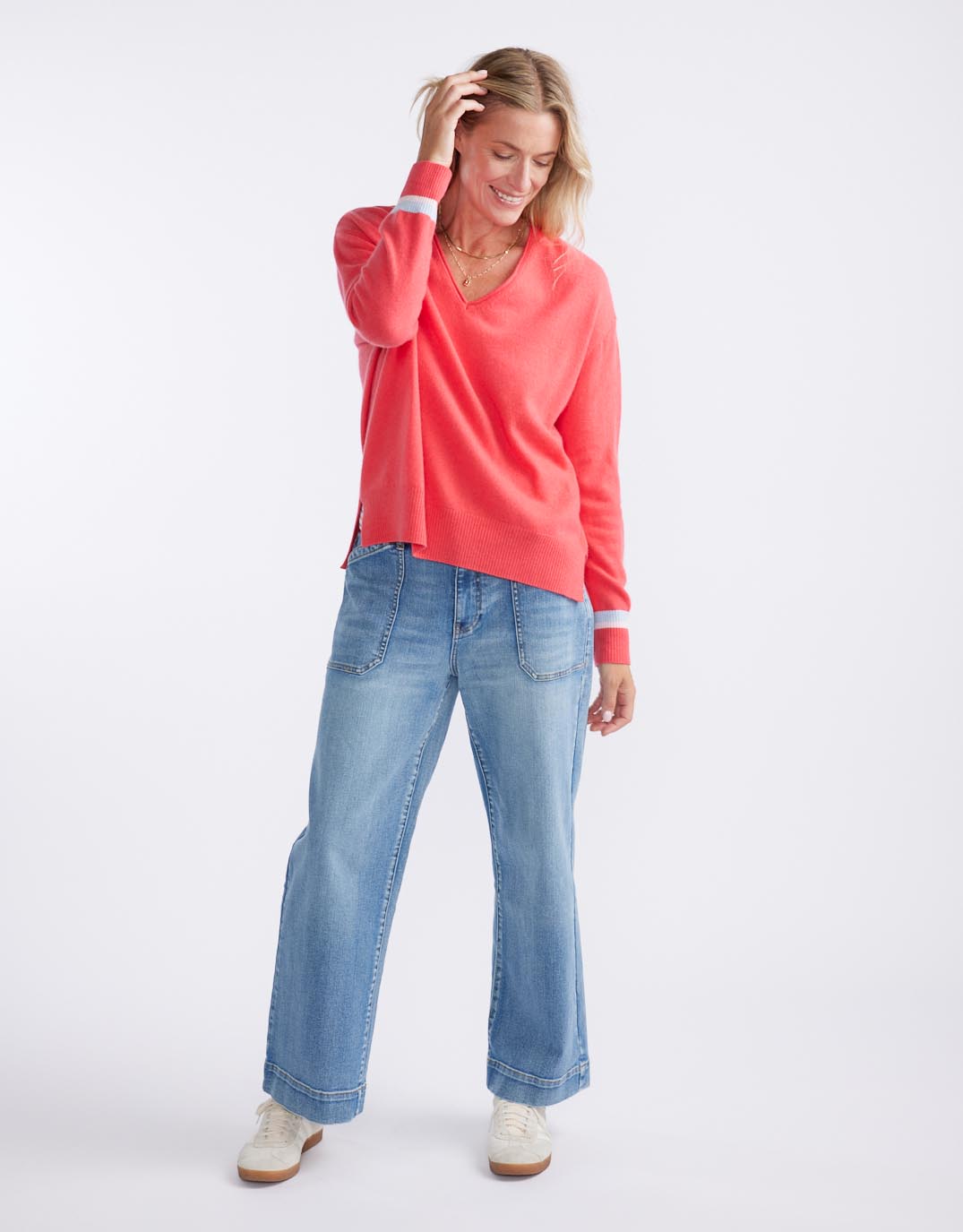 Como Wool Cashmere Knit - Melon