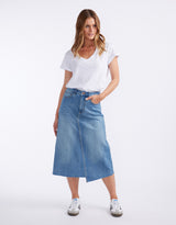 white-co-elka-denim-skirt-mid-wash-womens-clothing