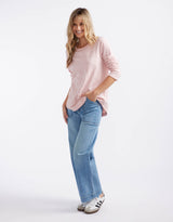 white-co-essential-scoop-hem-long-sleeve-t-shirt-dusty-rose-womens-clothing