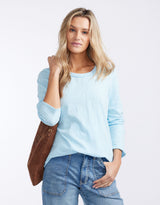 white-co-essential-scoop-hem-long-sleeve-t-shirt-ice-blue-womens-clothing