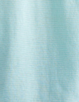 Gelati Stripe Vee Neck Tee - Seaglass