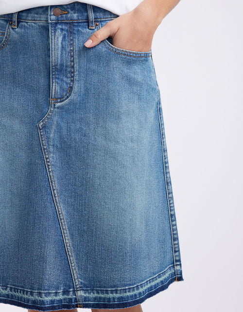 white-co-holly-denim-skirt-mid-wash-womens-clothing