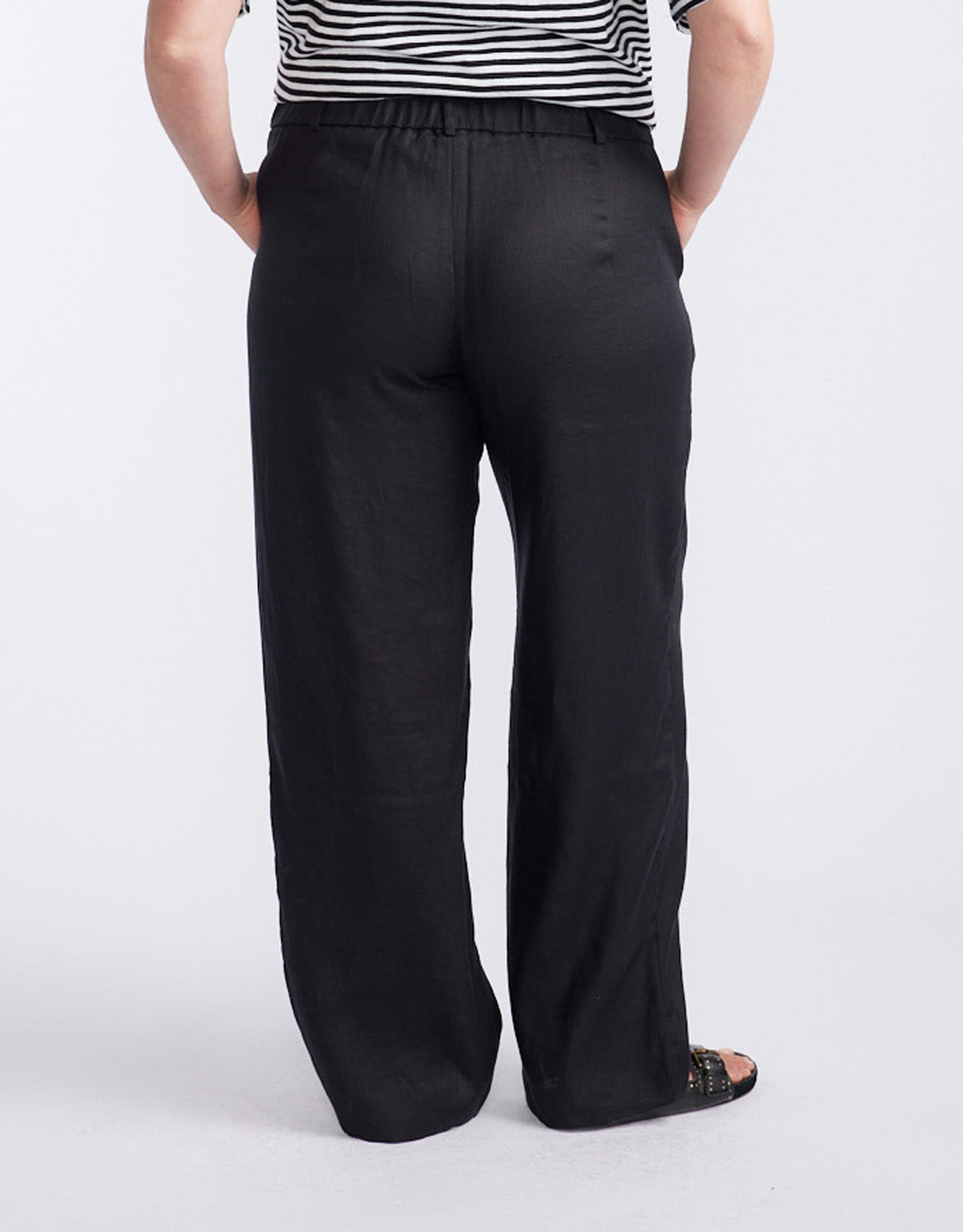Linen Pant - Black