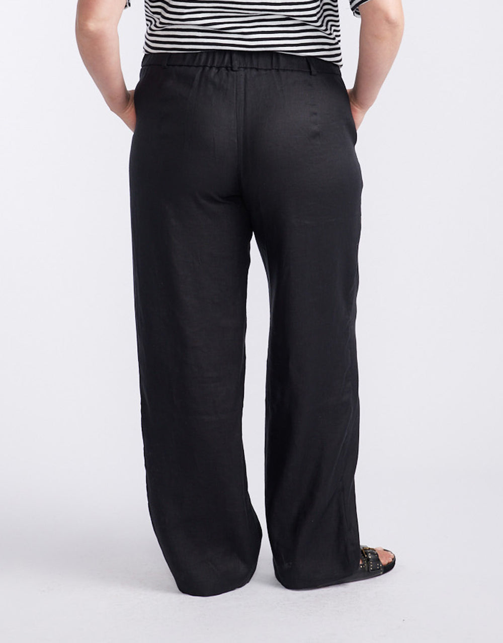 Linen Pant - Black