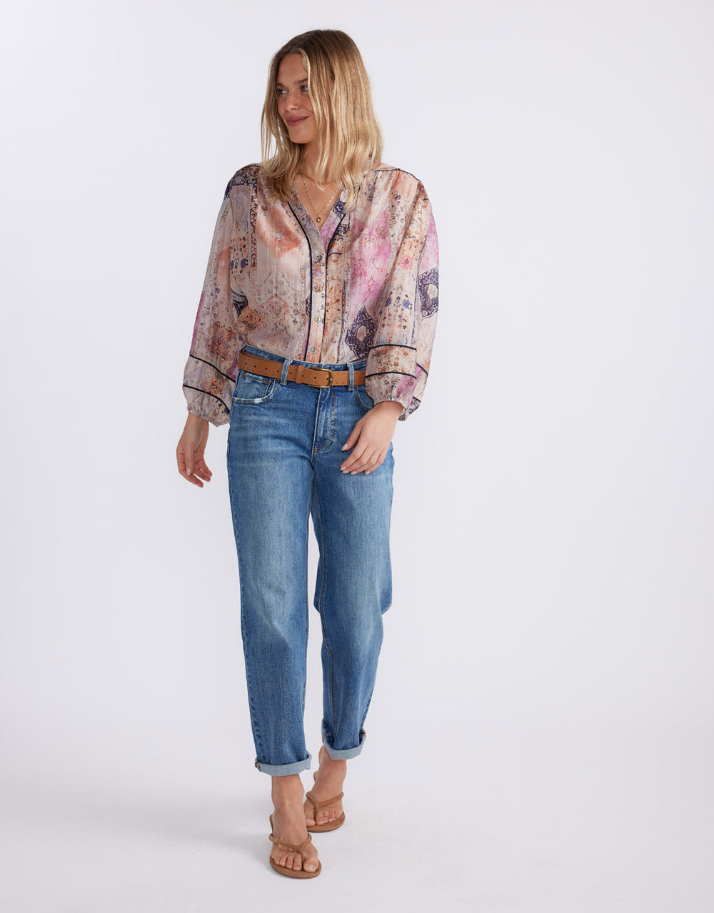 Mila Blouse - Mosaic