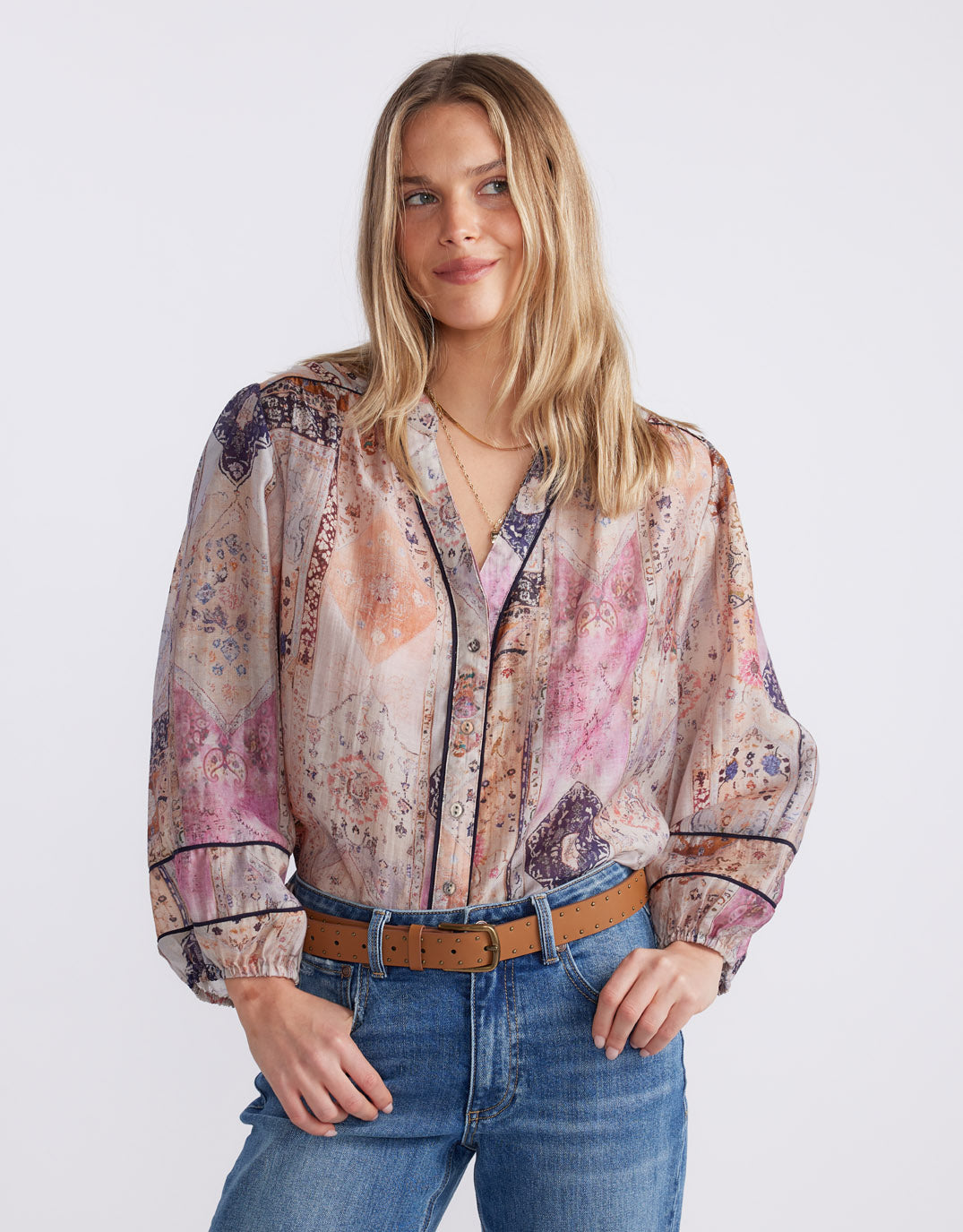 Mila Blouse - Mosaic