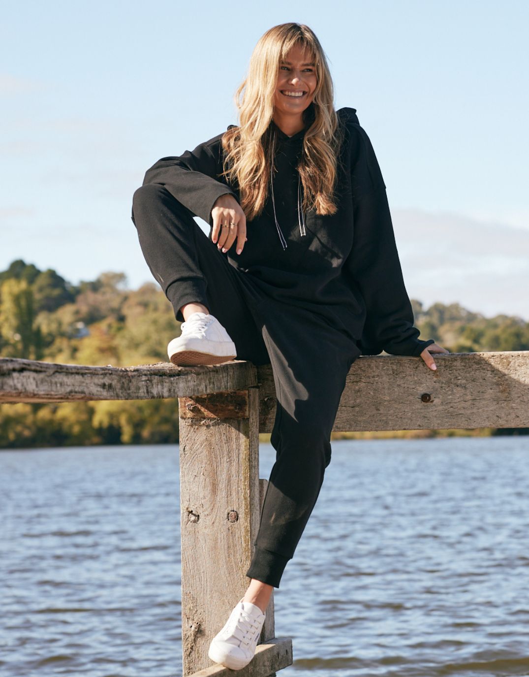 white-co-monogram-fleece-hoodie-black-womens-clothing