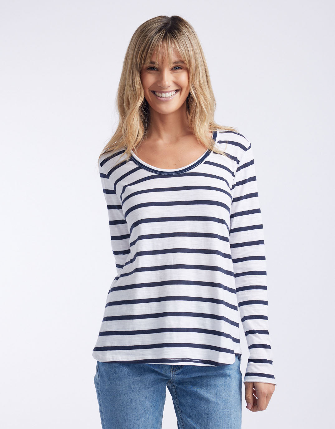 white-co-original-round-neck-long-sleeve-t-shirt-navy-white-stripe-womens-clothing