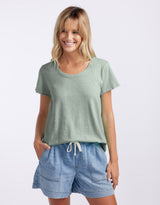 Original Round Neck T-Shirt - Sage