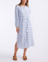 white-co-palm-island-dress-blue-white-stripe-womens-clothing