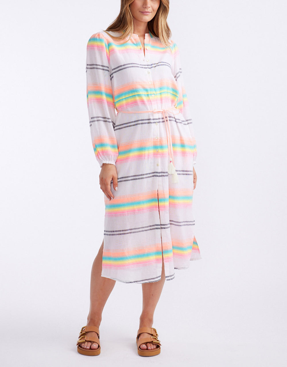 white-co-palm-island-dress-neon-rainbow-womens-clothing