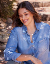 Ava Vintage Shirt - Denim