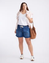 Coco Denim Short - Dark Wash