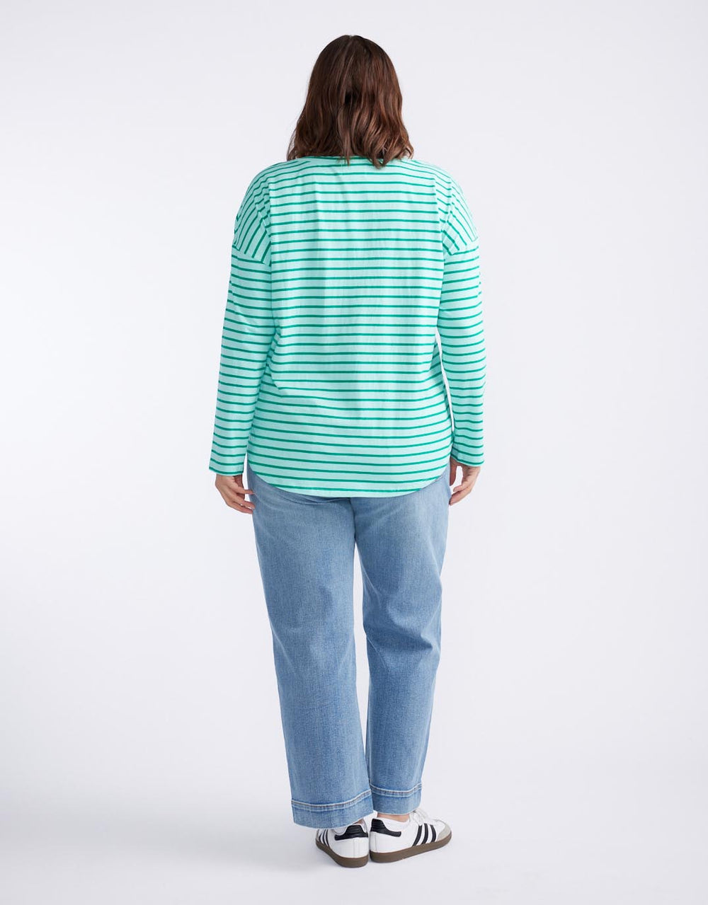 Relaxed Long Sleeve T-Shirt - Mint/Green