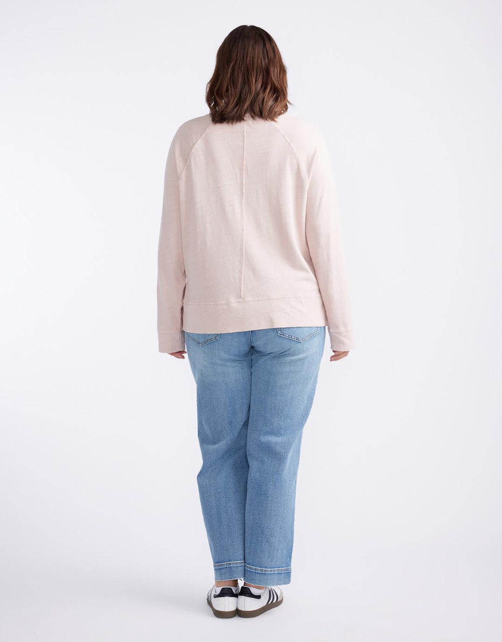 Sunset Throw On Top - Dusty Pink